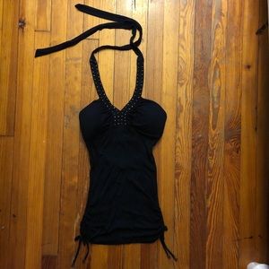 Sparkly Black Tube Top